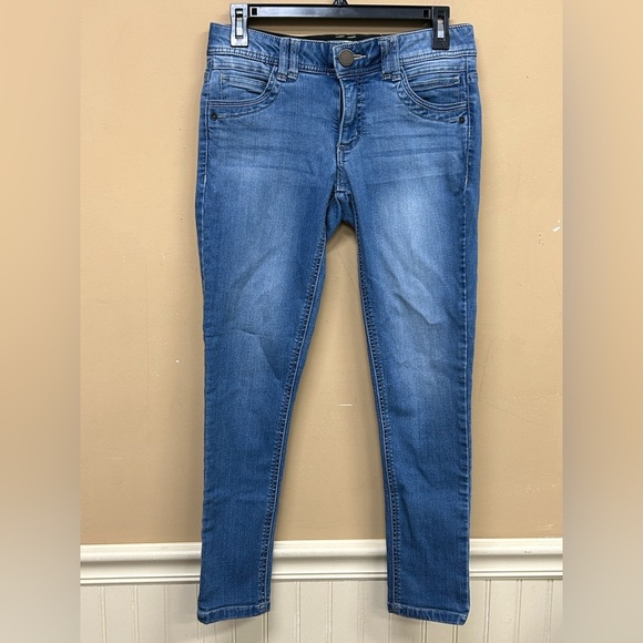 Democracy Jeans Womens 4 Blue Skinny Ab Technology Ankle Mid Rise Stretch - Picture 1 of 6
